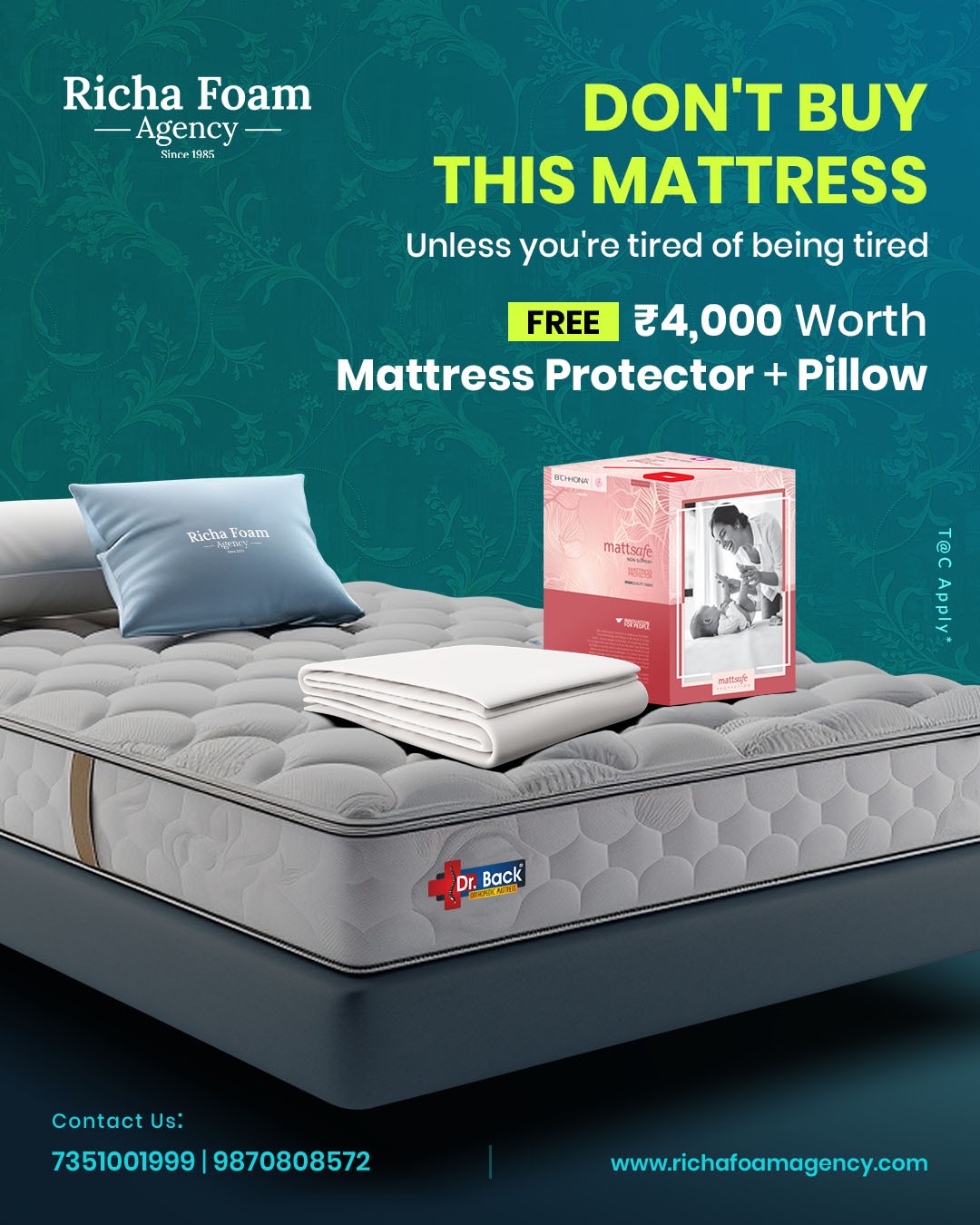 Richa Foam Agency Facebook ad
