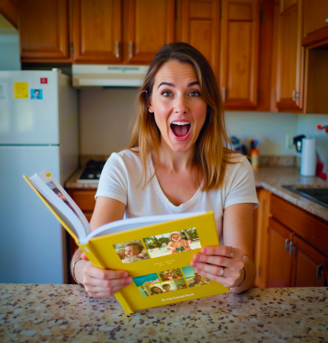 My Social Book Facebook ad: The gift already in your photos