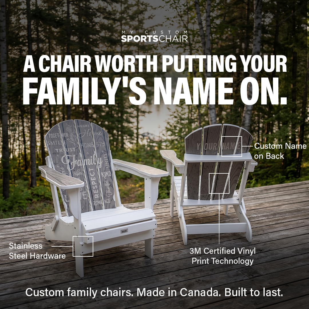 My Custom Sports Chair Facebook ad: Build Your Family Chair