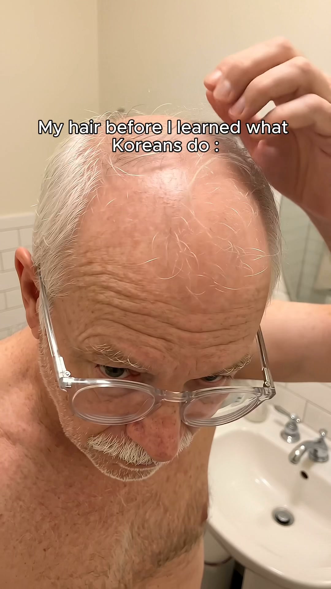 The Men's Hair Code Facebook ad: Korean Hair Growth Bar, Stop Hair Loss With 12 Herbs