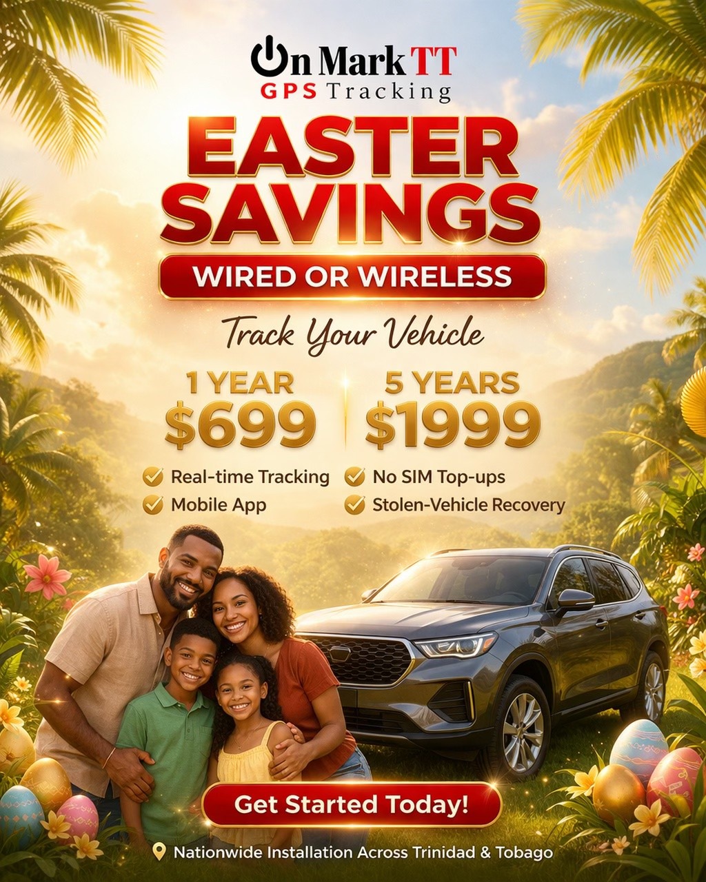 On Mark TT Facebook ad: EASTER SAVINGS ARE HERE