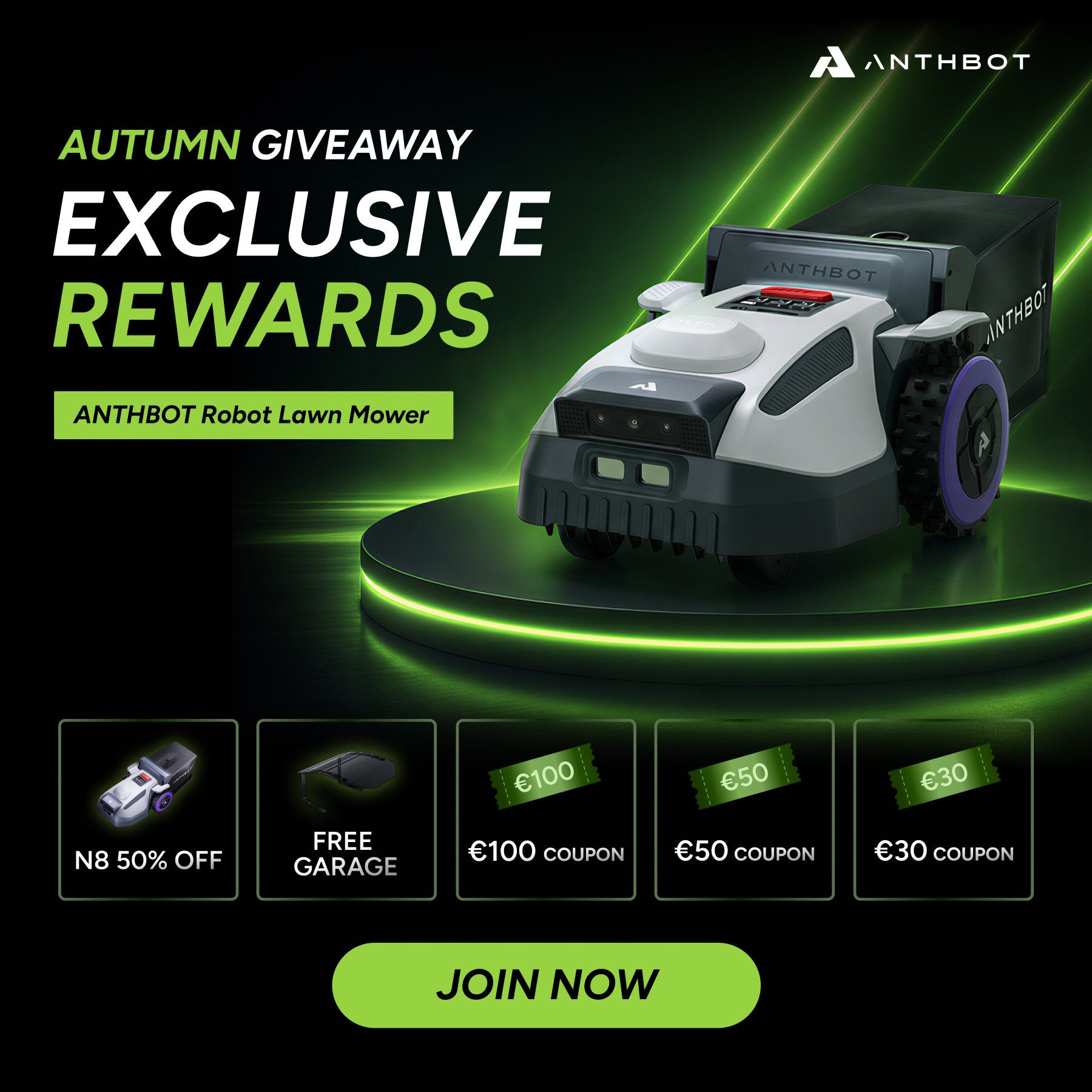 ANTHBOT Facebook ad: Autumn Sale Rewards