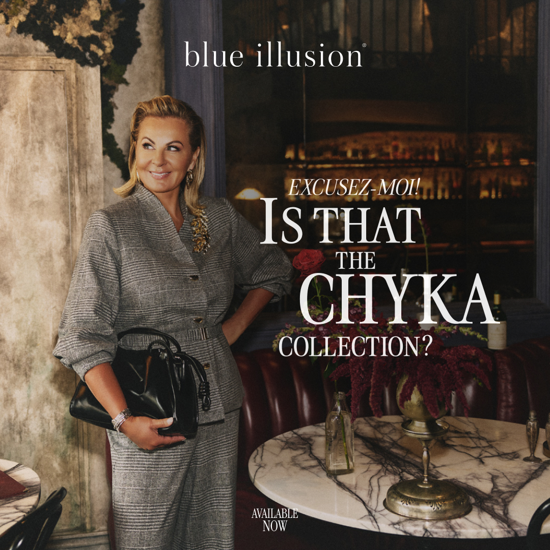 Blue Illusion Facebook ad