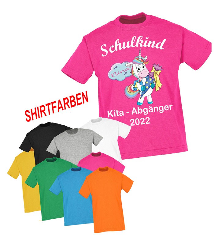 Blickfang Druck & Design Facebook ad: Einschulung T-Shirts