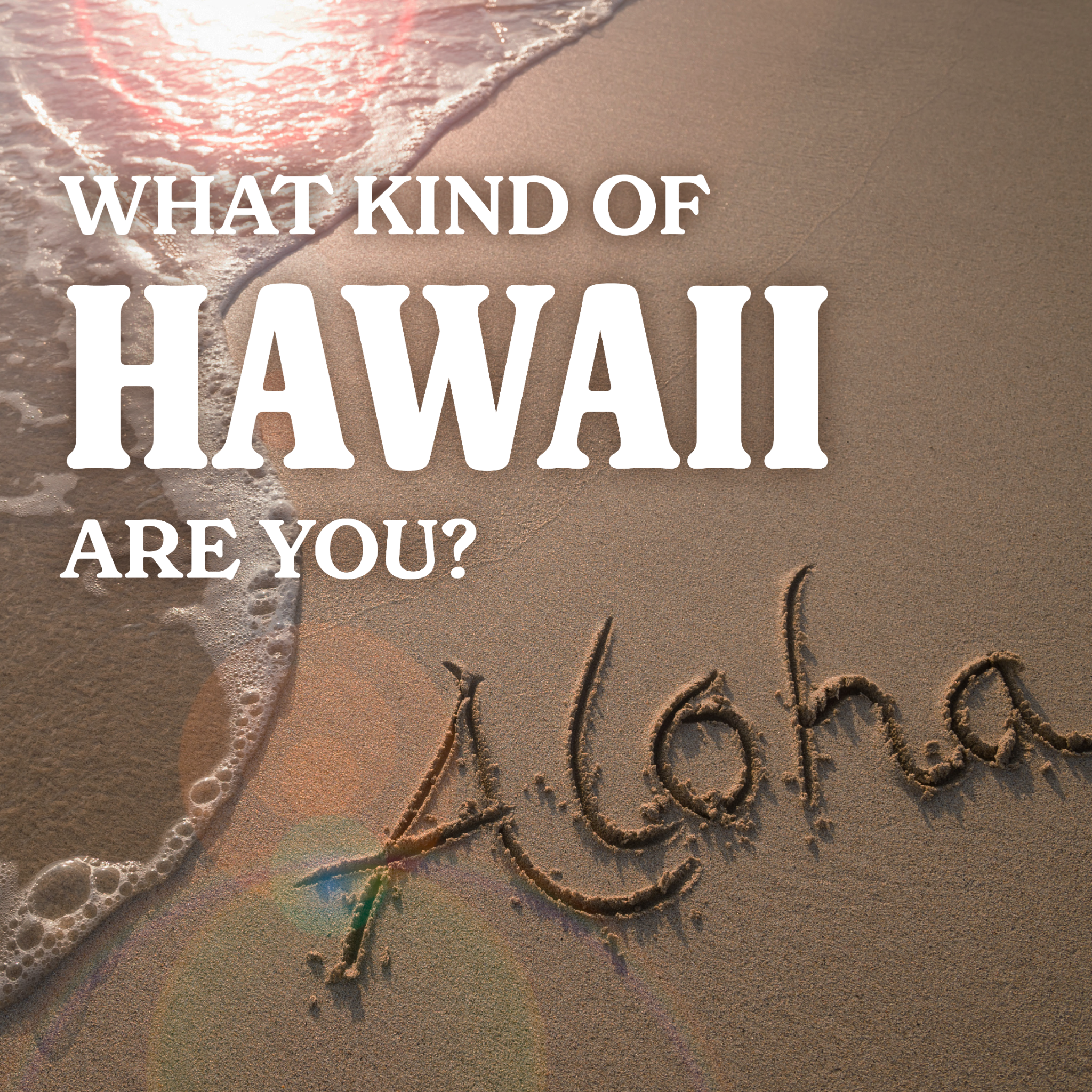 Aloha Hawaiian Vacations Facebook ad: So many choices.