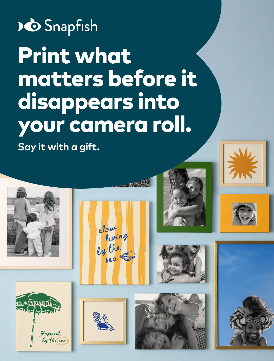 Snapfish UK Facebook ad