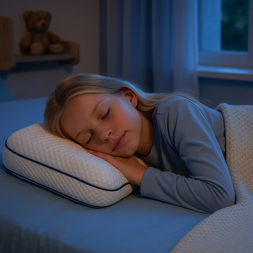 Felanis Facebook ad: Lunora, Ergonomic Kids' Pillow