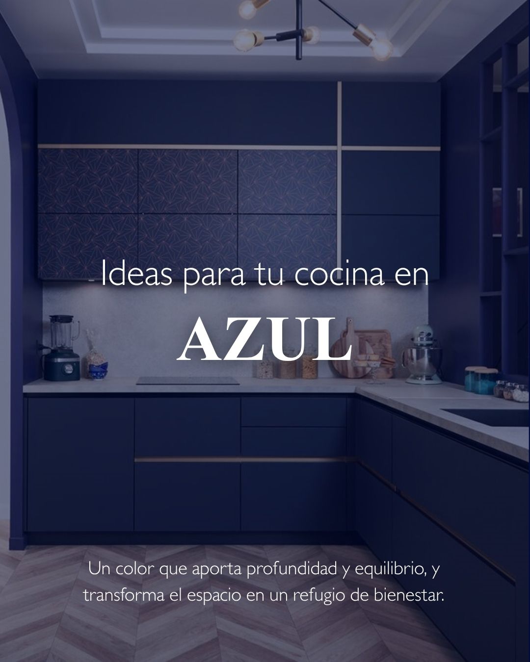 Schmidt Facebook ad: El azul conquista la cocina