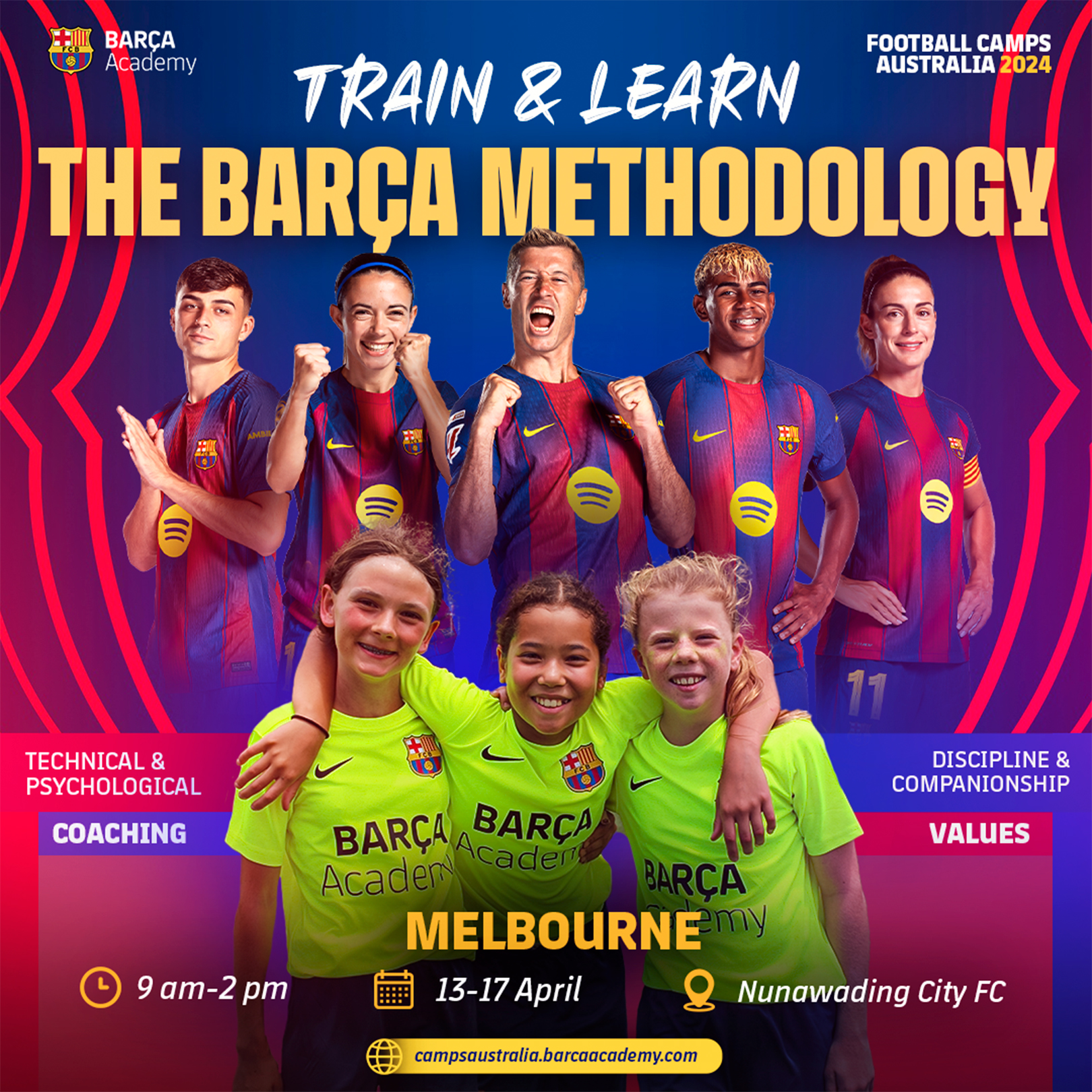 Barça Academy Australia & New Zealand Facebook ad