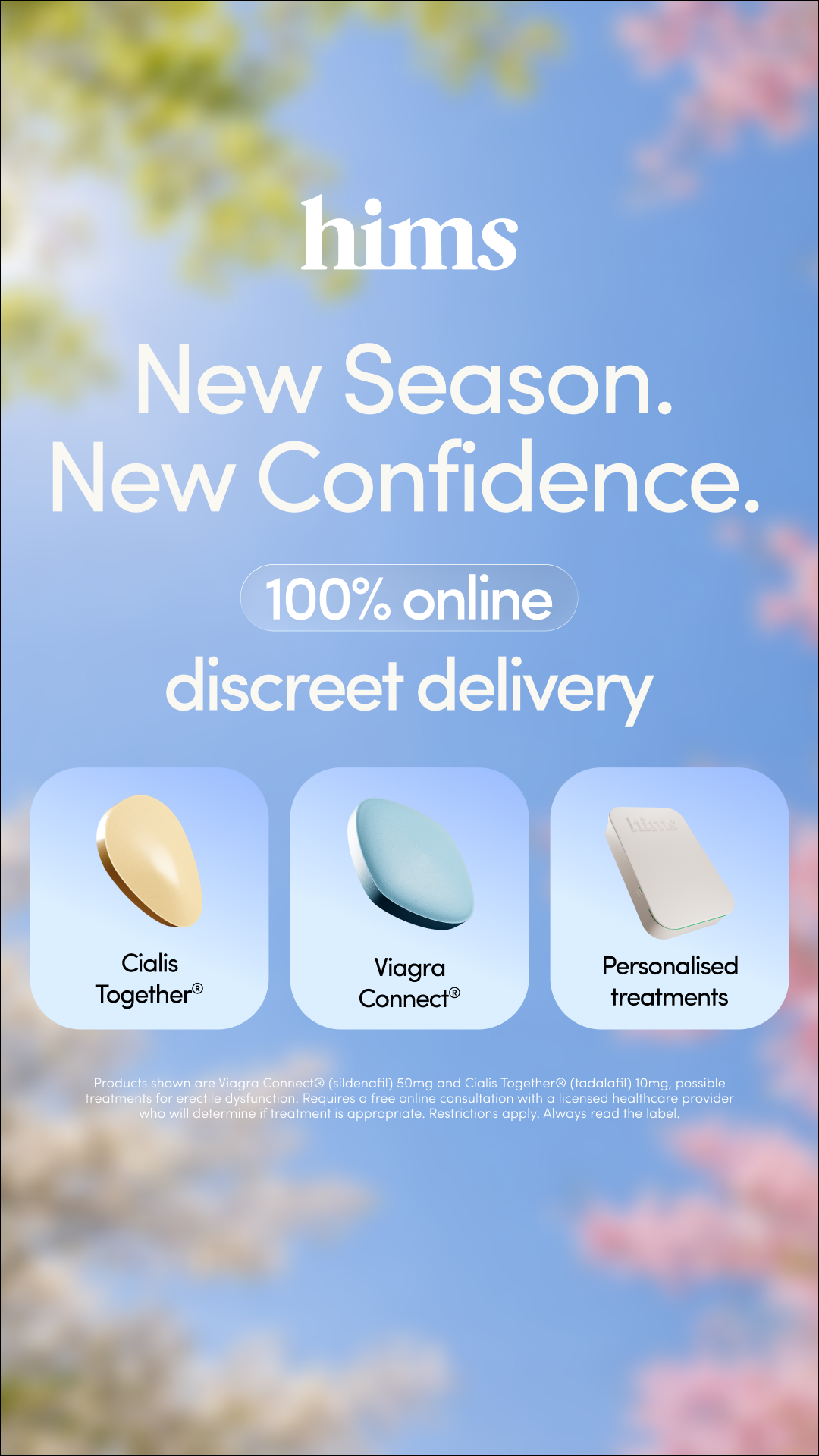 hims Facebook ad