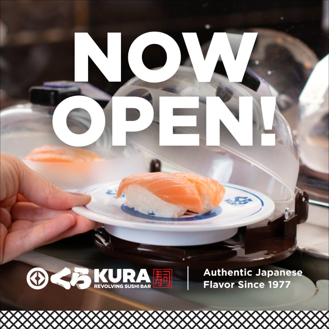 Kura Revolving Sushi Bar Facebook ad: Now Revolving Near You