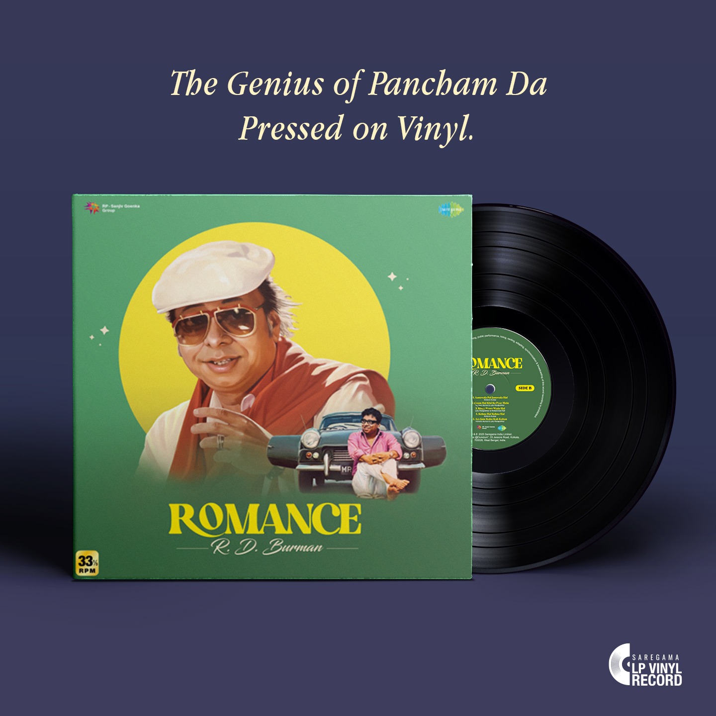 Saregama Facebook ad: Own Limited Edition LP Vinyl Records featuring legends…