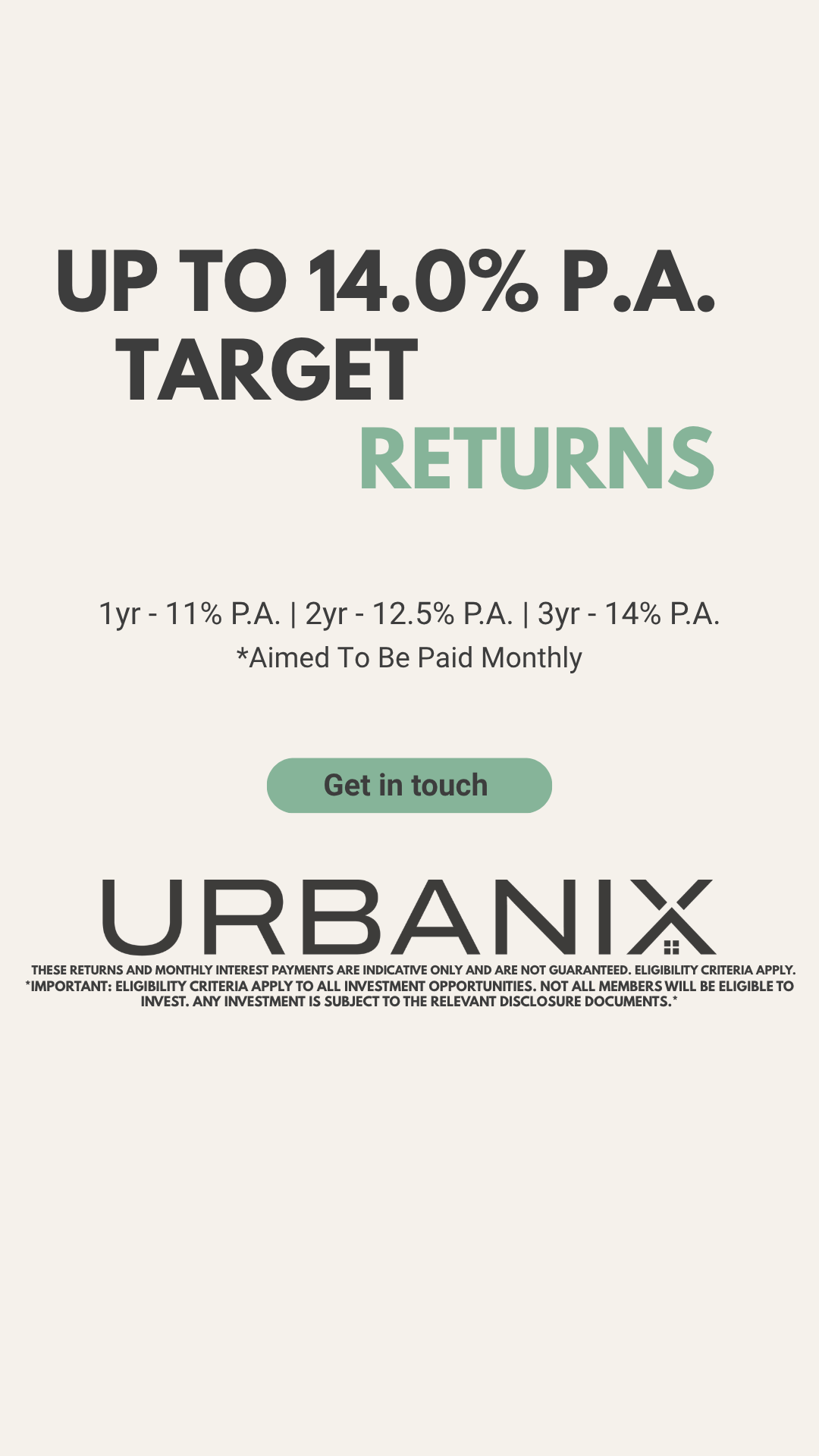 Urbanix Facebook ad