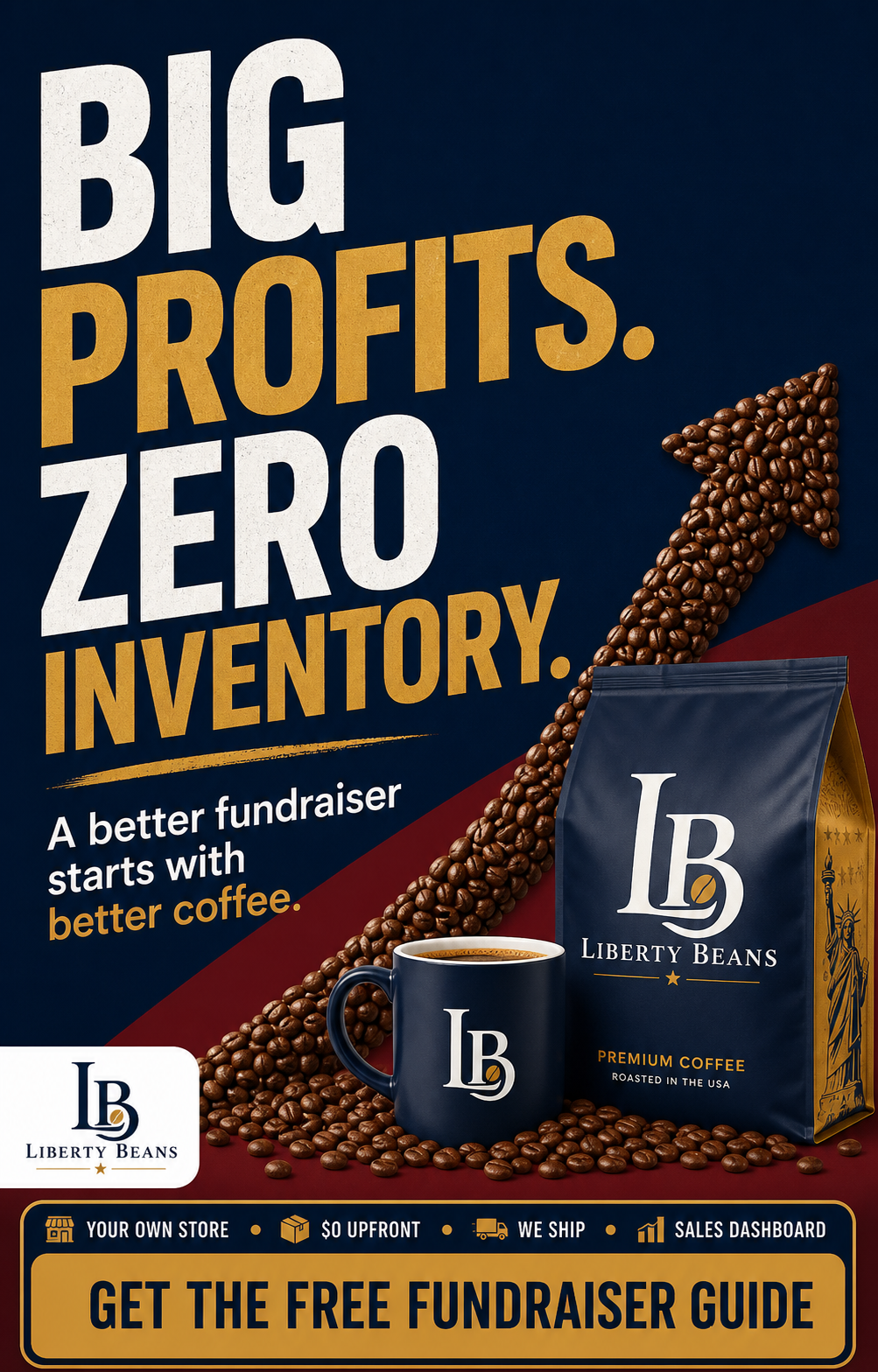 Liberty Beans Coffee Company Facebook ad