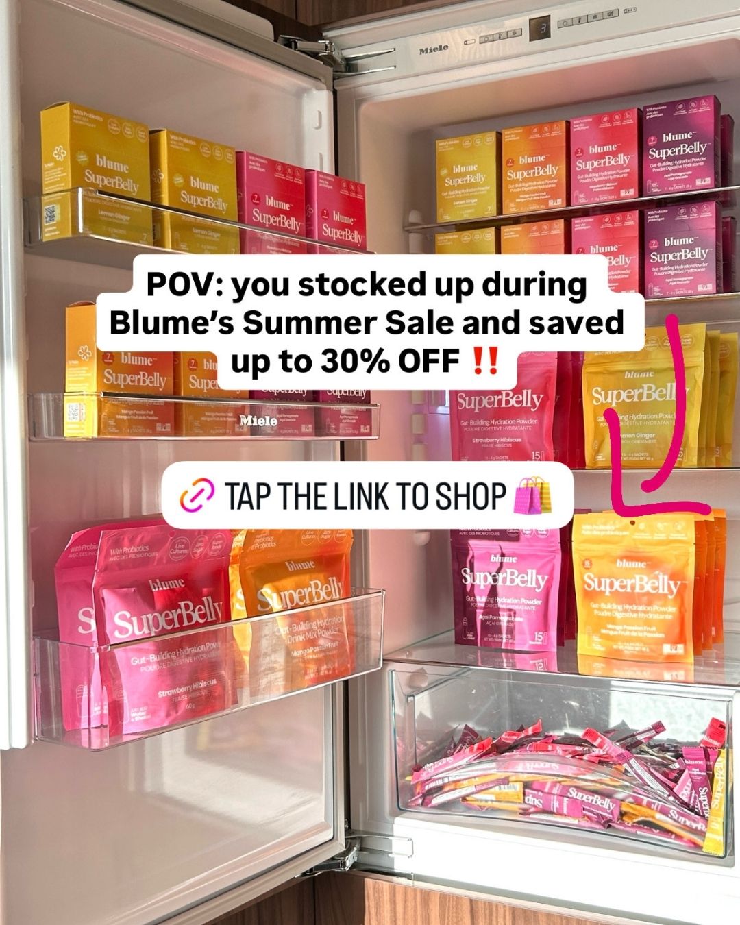 Blume Facebook ad