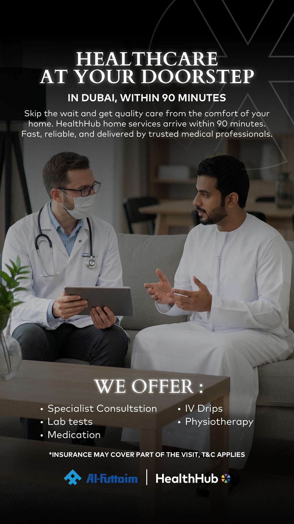HealthHub Al Futtaim Facebook ad from May 8, 2026