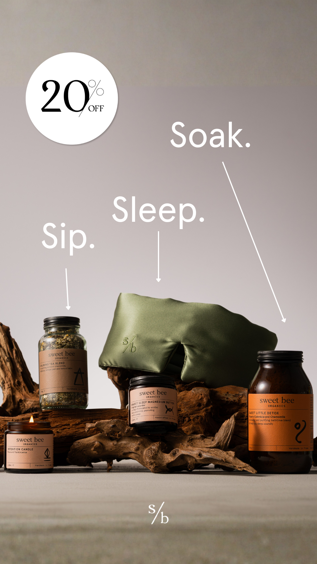 Sweet Bee Organics Facebook ad