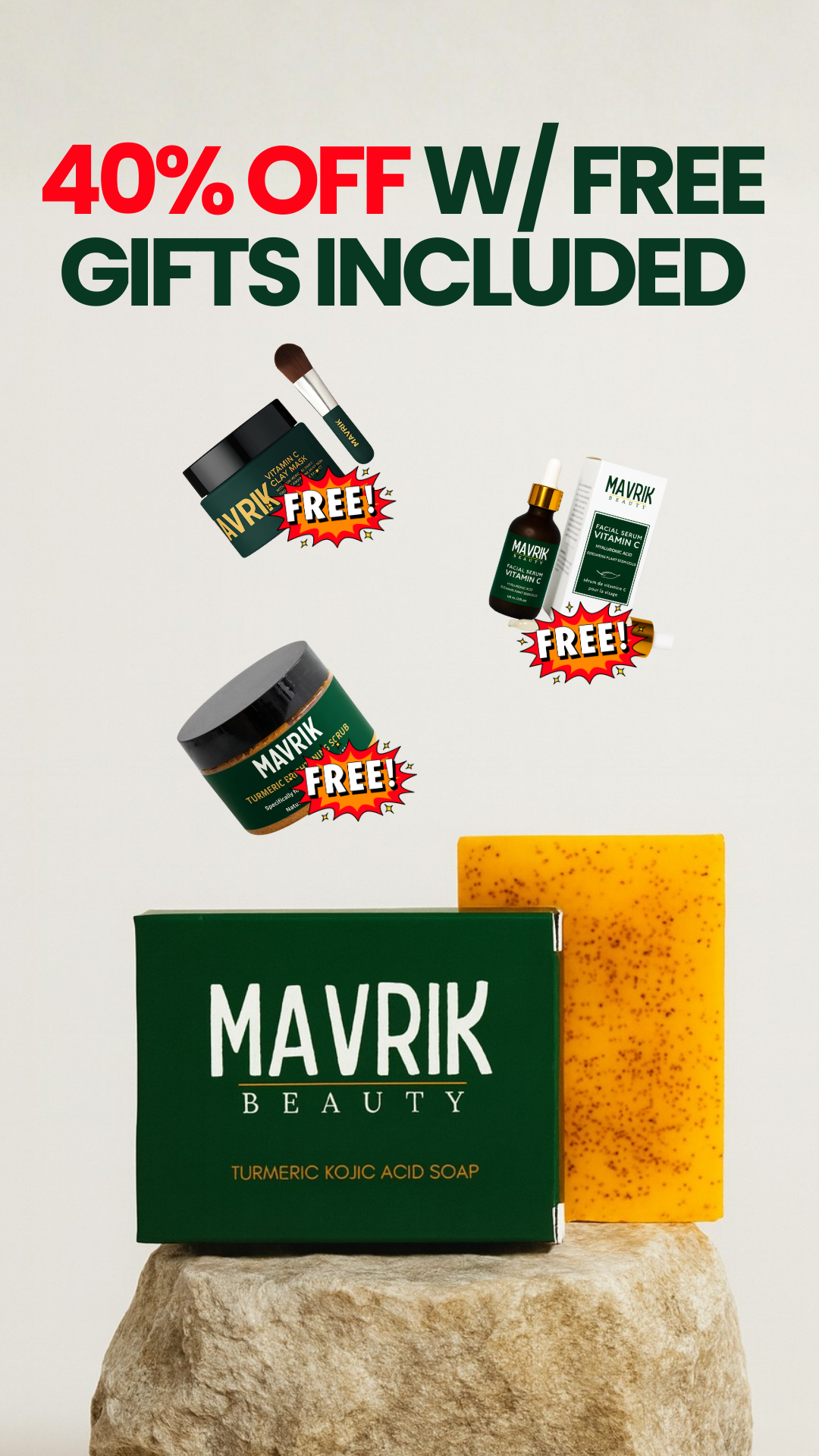 Mavrik Beauty Facebook ad: The #1 Soap for Dark Spots