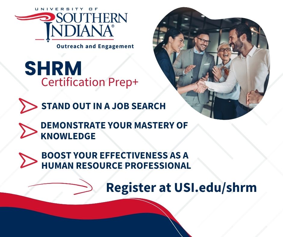 USI Outreach and Engagement Facebook ad: Prep for SHRM Certification Success
