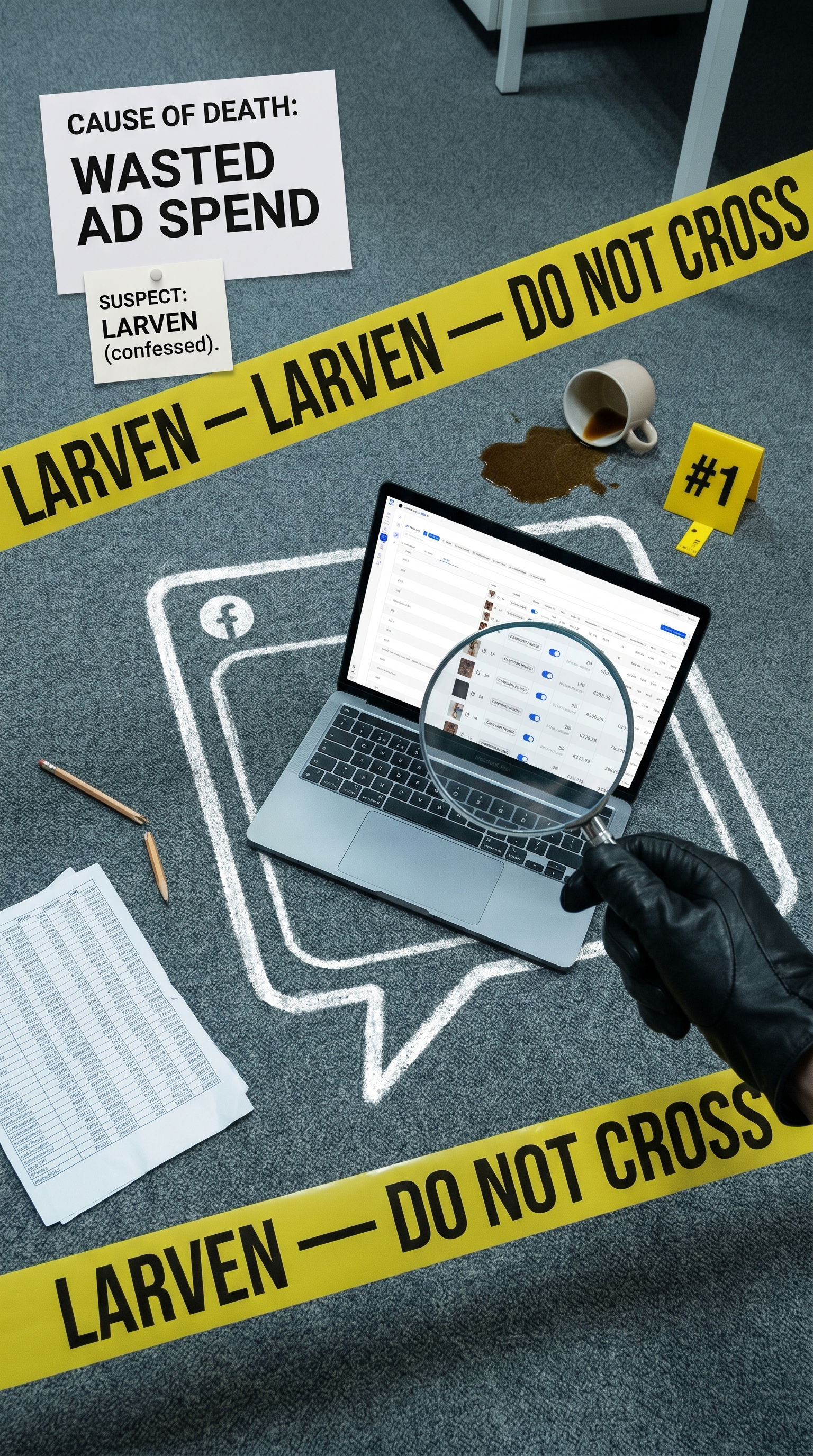 Larven AI Facebook ad