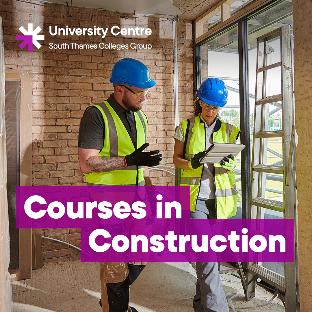 South Thames College Facebook ad: Take the Next Step in Construction