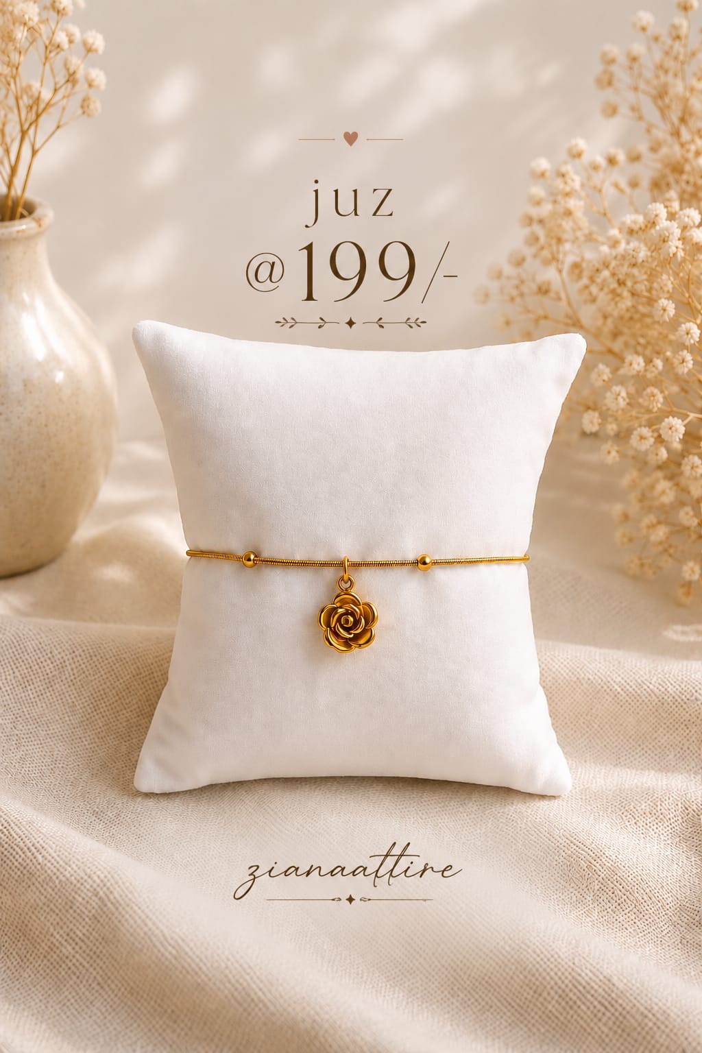 ziana attire Facebook ad: Premium Gold Plated Collection
