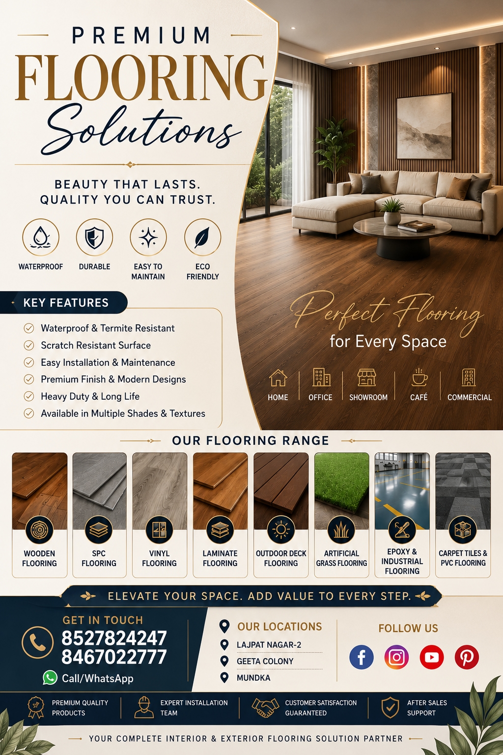 Rr Enterprises Facebook ad: Flooring Solutions