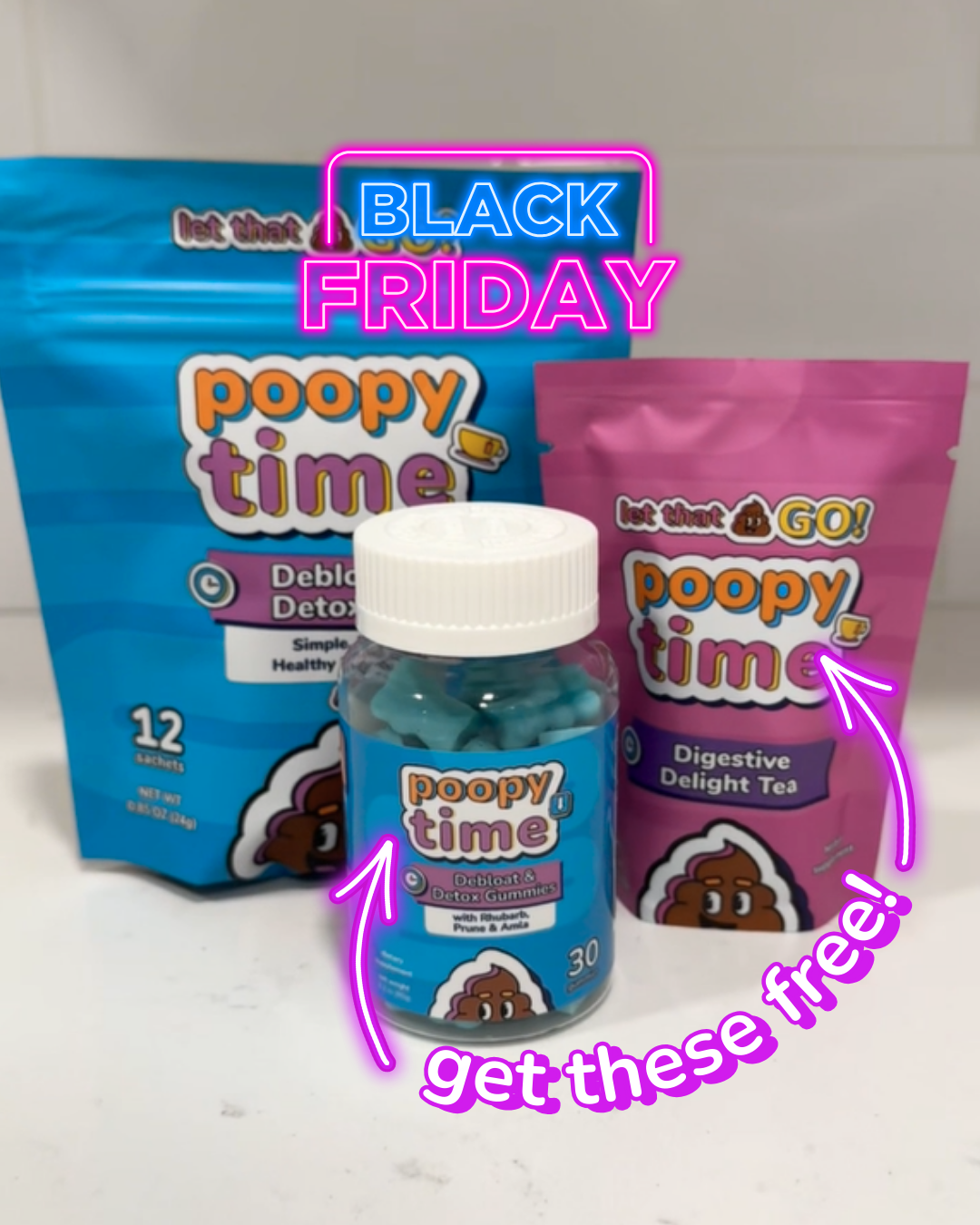 Poopy Time Tea Facebook ad