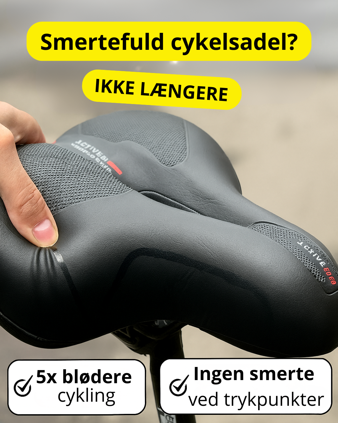 RideLab Facebook ad: Ondt i numsen, når du cykler?