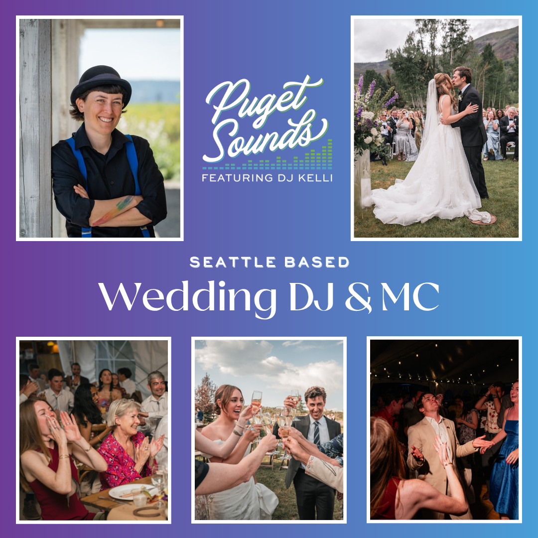 Puget Sounds Event DJ Services Facebook ad: Seattle Wedding DJ & MC | Puget Sounds | DJ Kelli