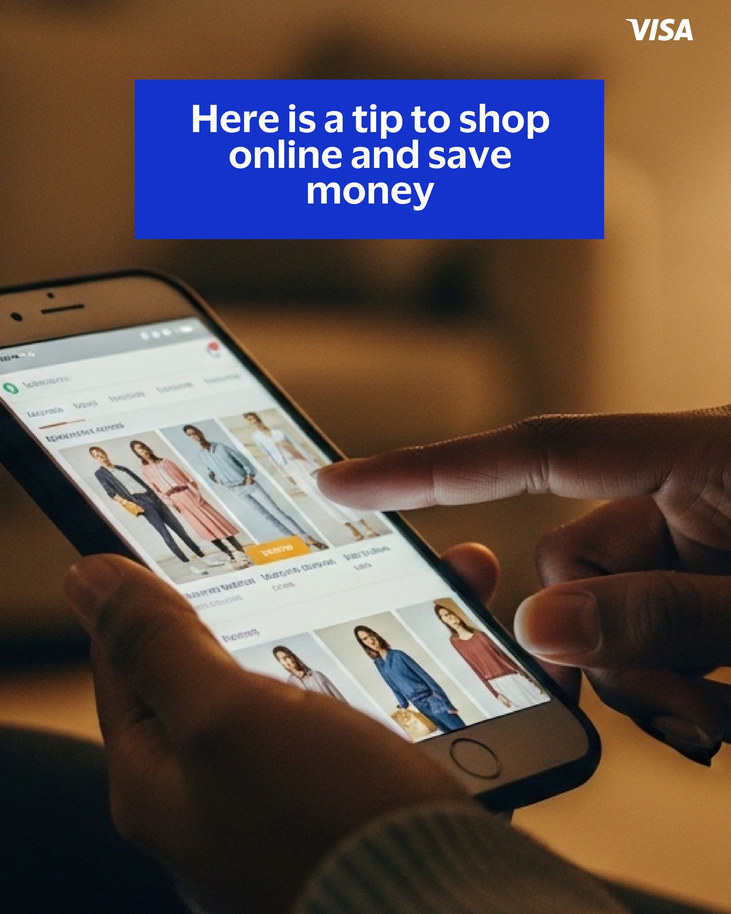 Visa Facebook ad: Holding back on your favorite things is not…