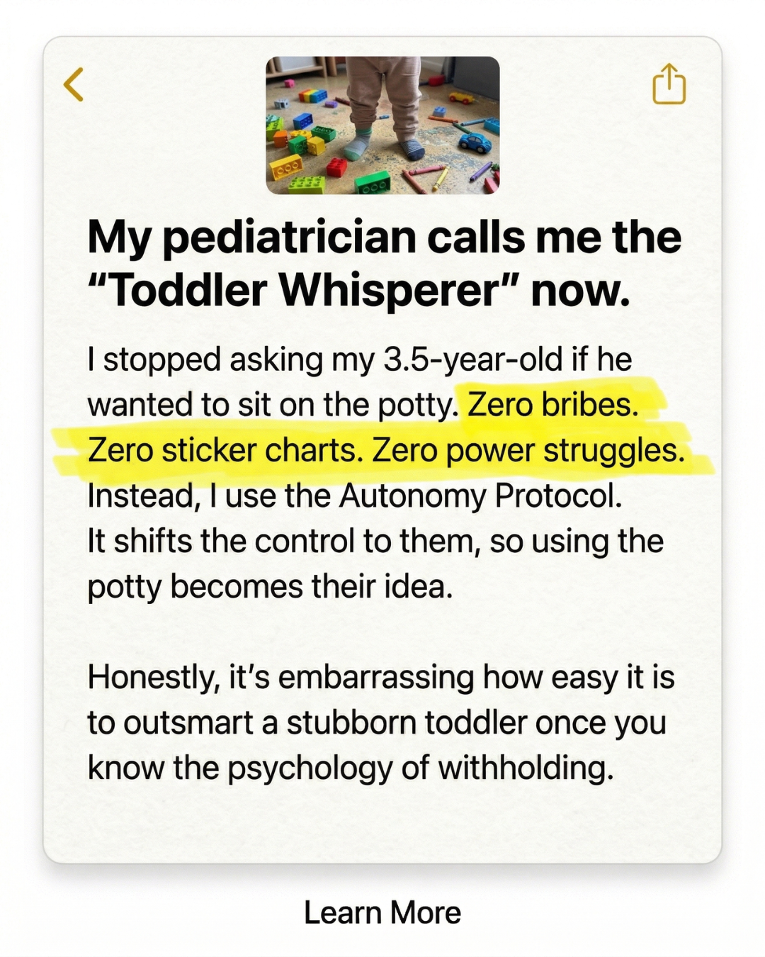 Parenting Leader Facebook ad