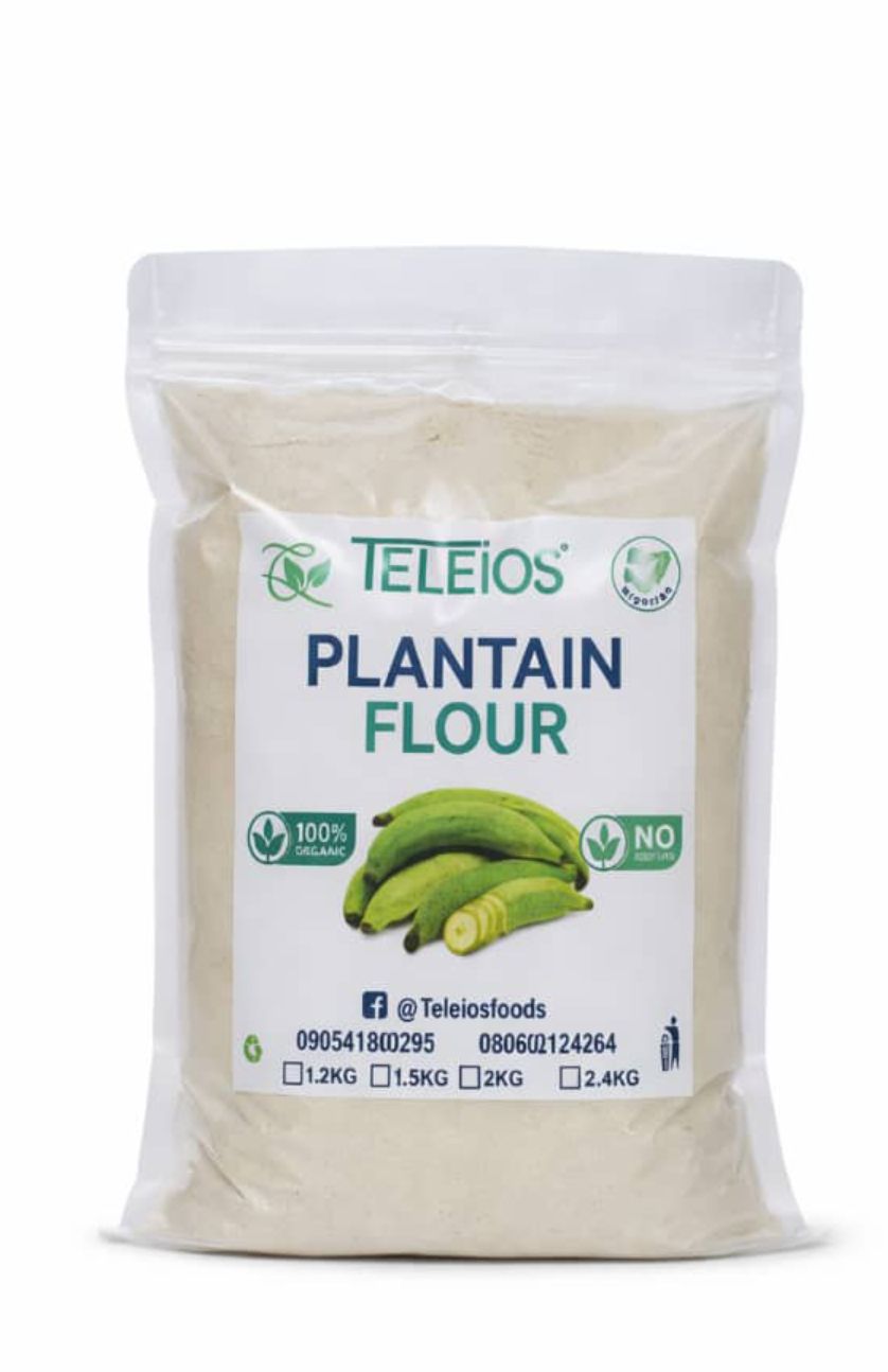 Eat and live healthy with Esther Facebook ad: Get this Premium Unripe Plantain Flour today and…