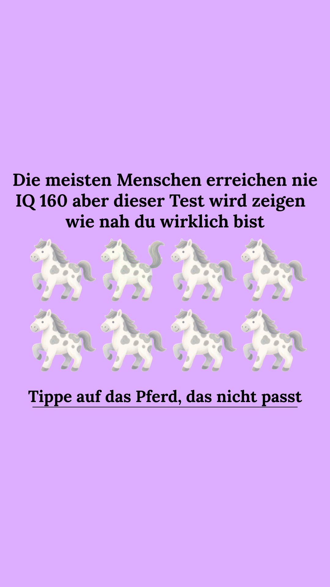 International Brain Test Facebook ad