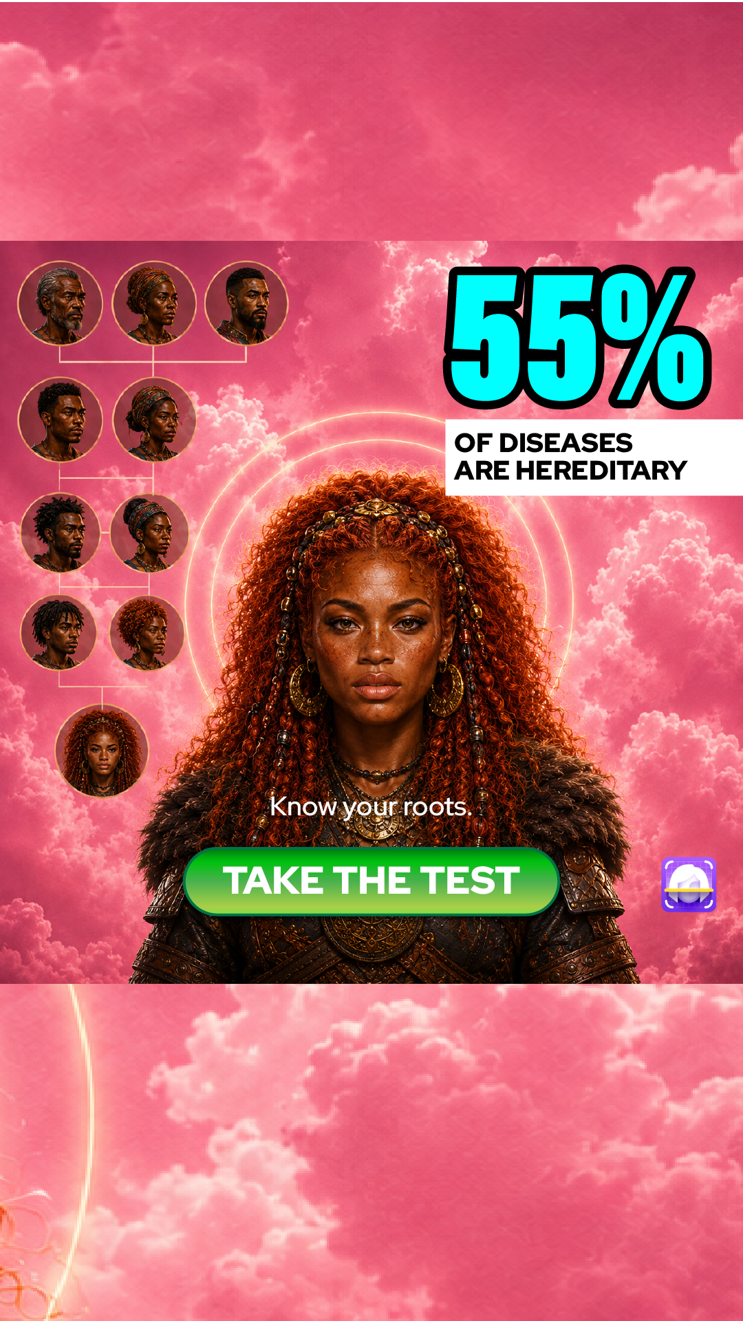 Hidden in Your DNA Facebook ad