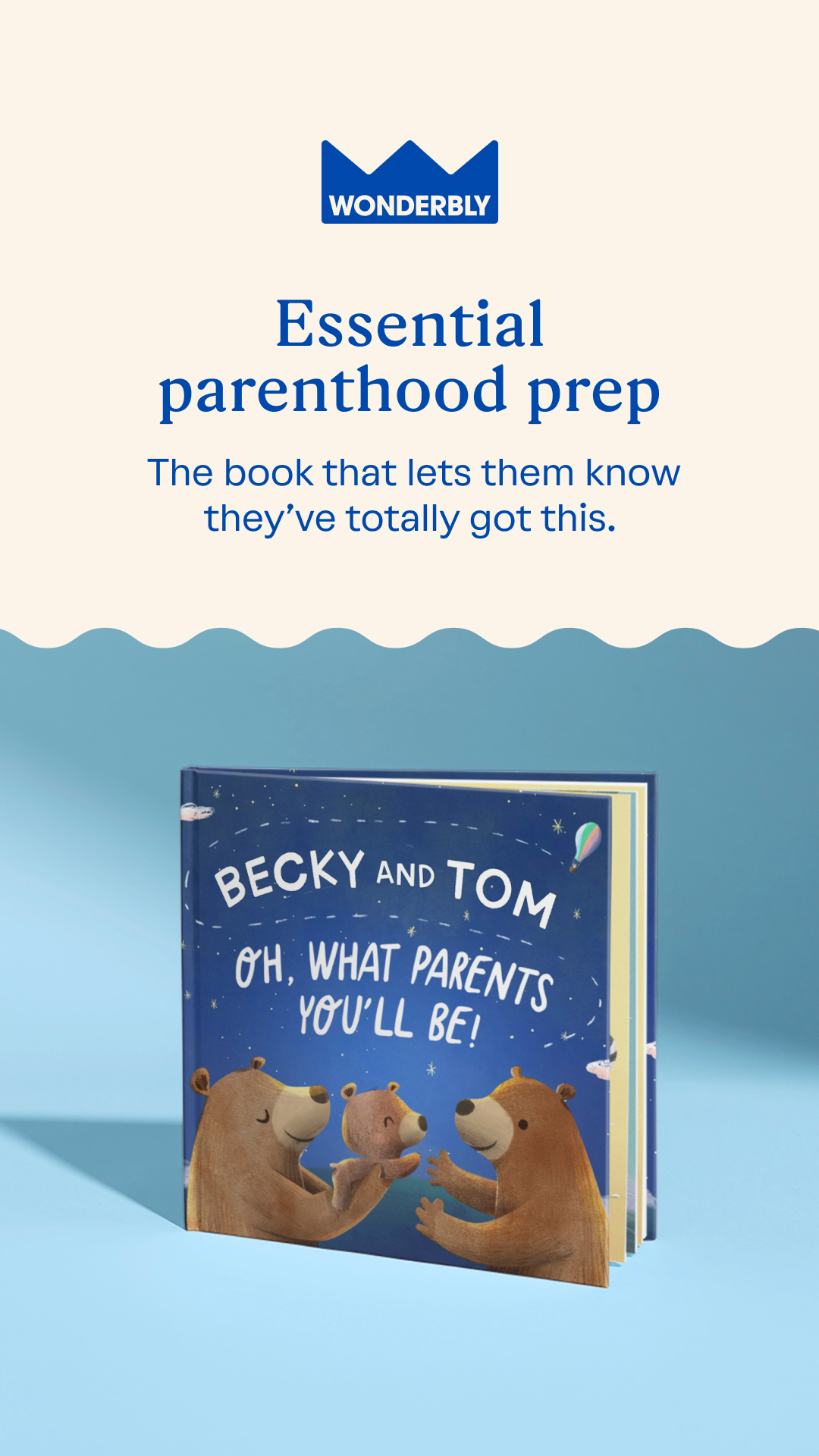 Wonderbly Facebook ad