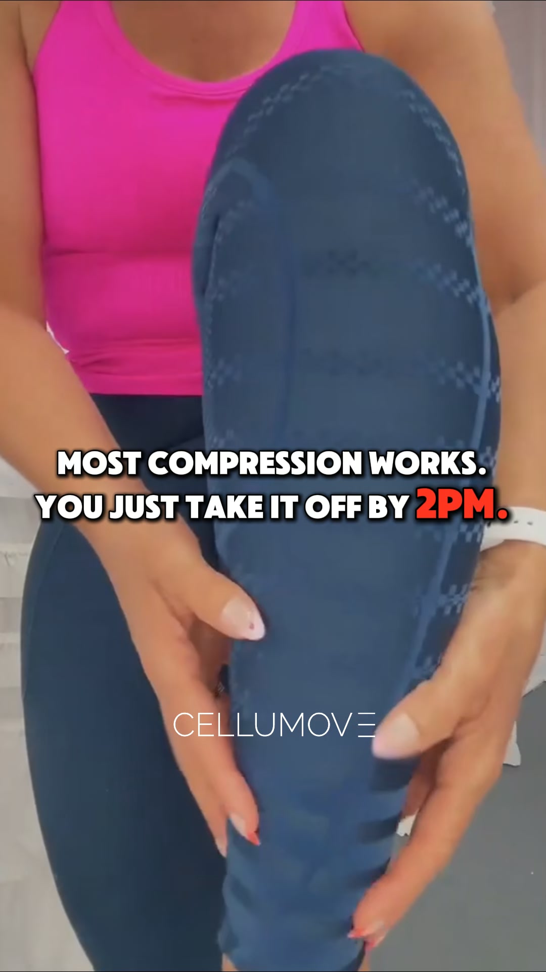 Cellumove Fitwear Facebook ad: Finally, Leggings Designed for Lipedema Relief.
