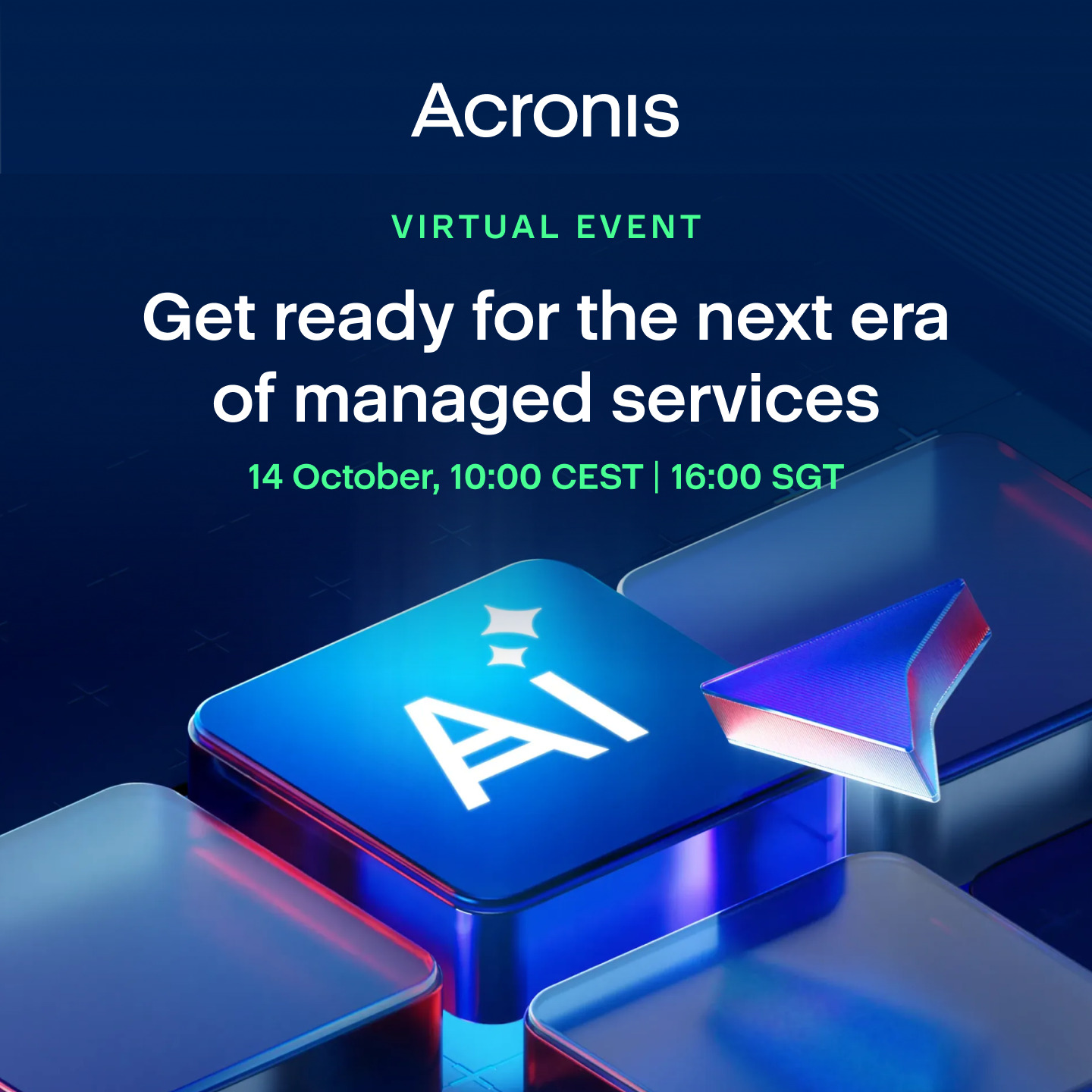 Acronis Facebook ad