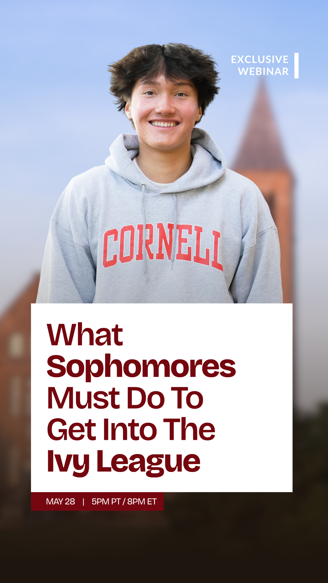 Crimson Education Facebook ad