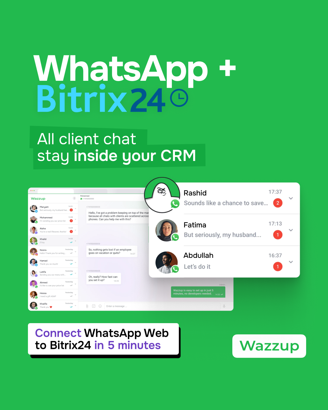 Wazzup Facebook ad