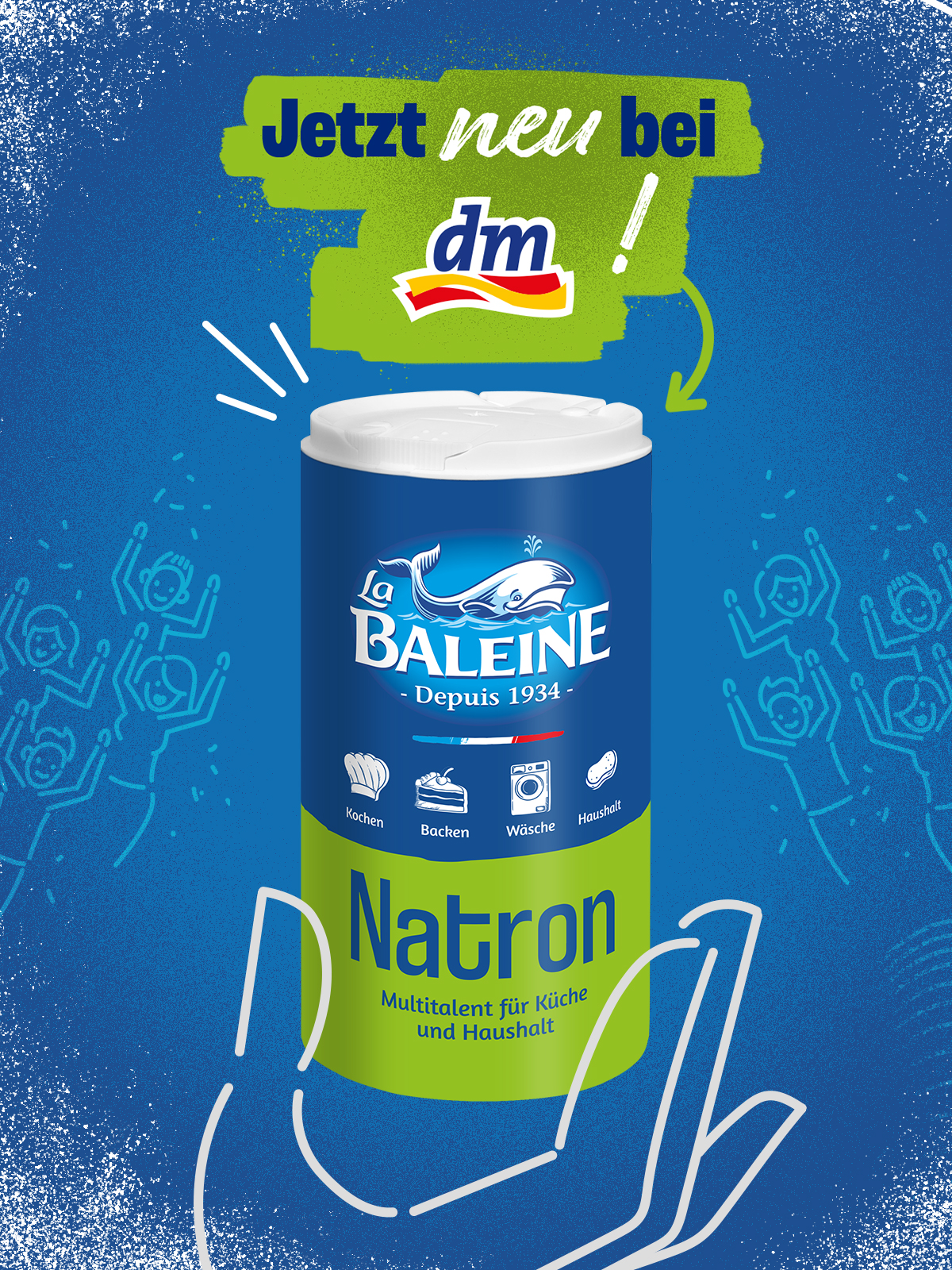 La Baleine Facebook ad: Ein vertrautes Produkt, neu interpretiert.