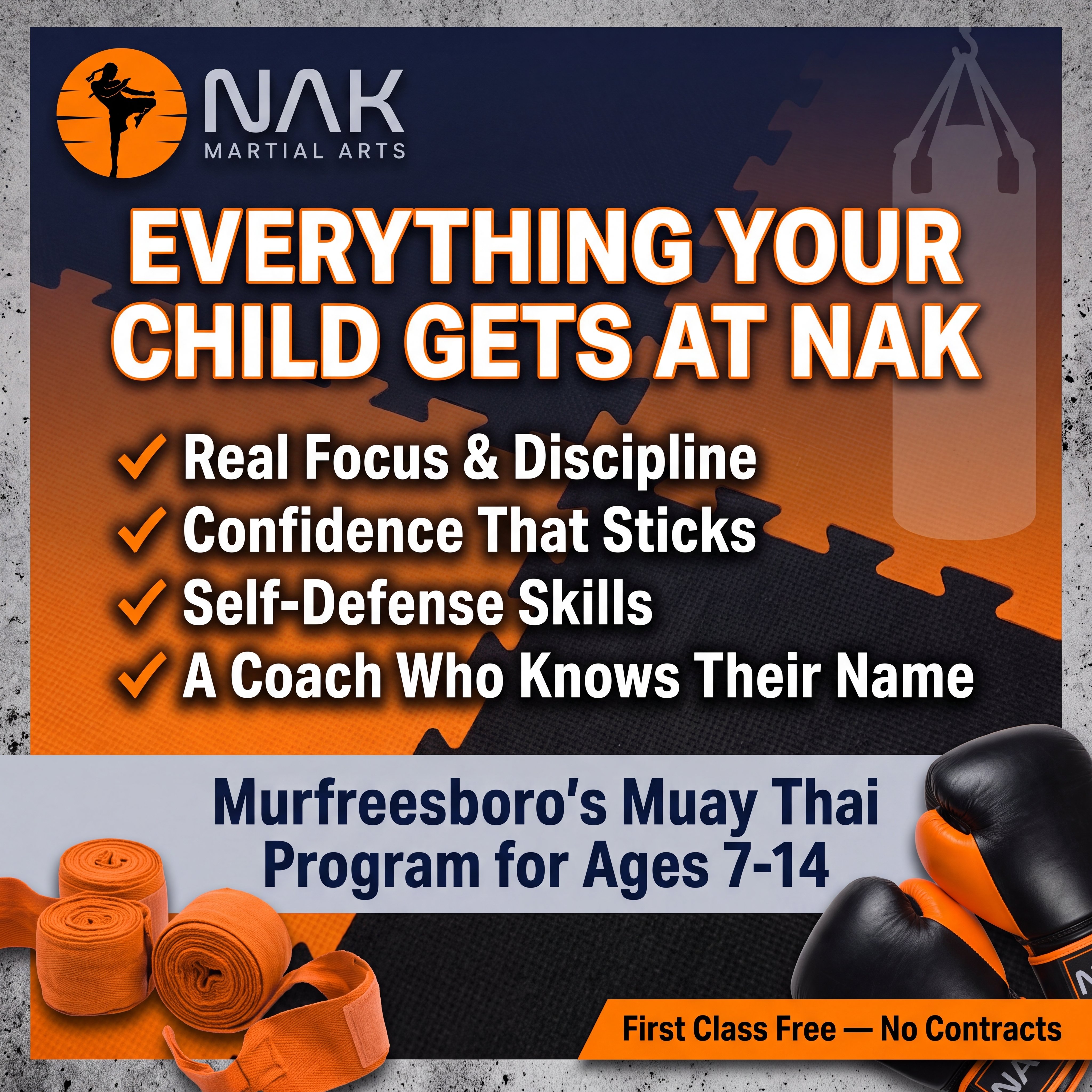 NAK Martial Arts Facebook ad