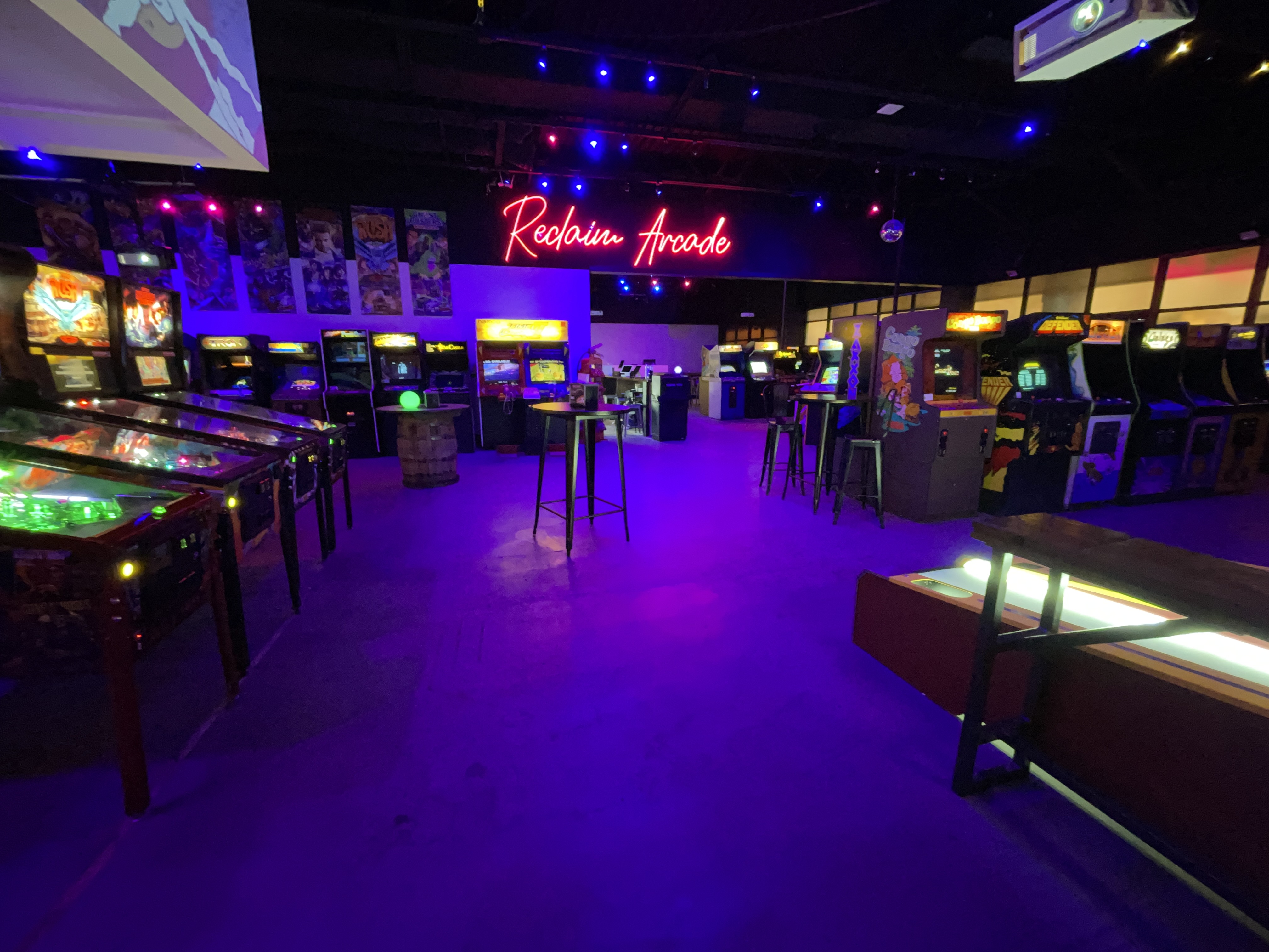 Reclaim Arcade Facebook ad: Seating and Passes for 20
