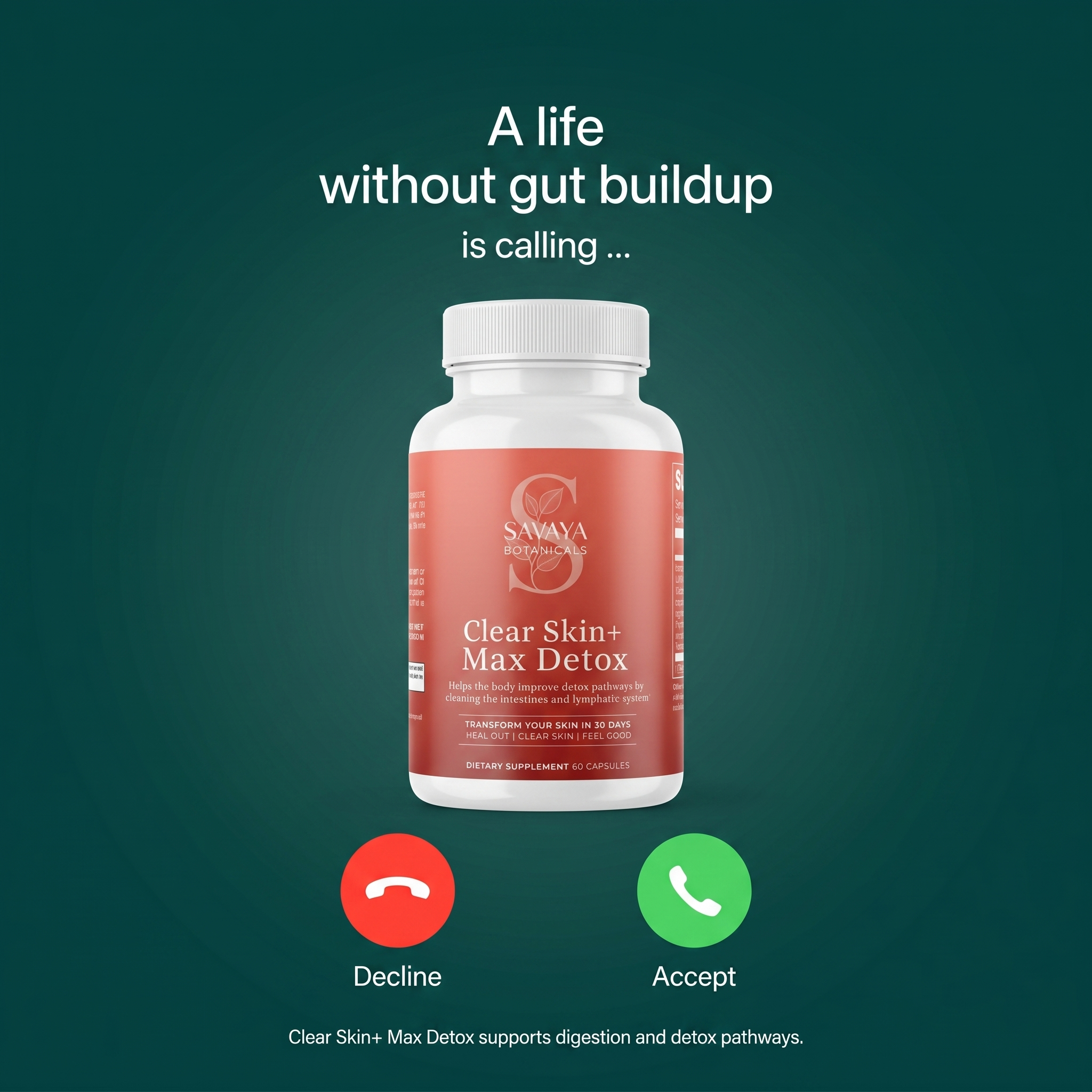 Savaya Botanicals Facebook ad