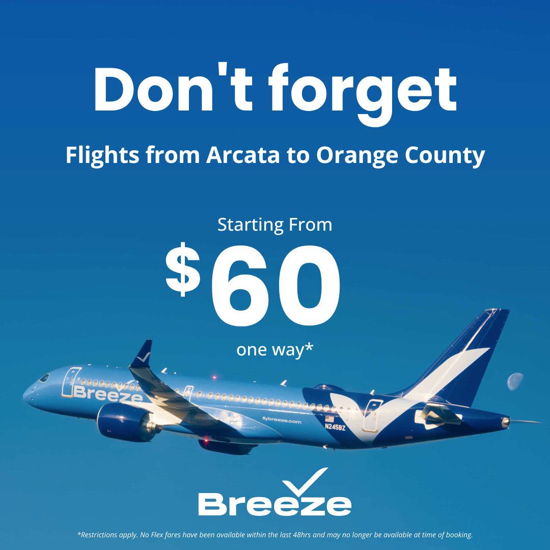 Breeze Airways Facebook ad from Apr 13, 2026