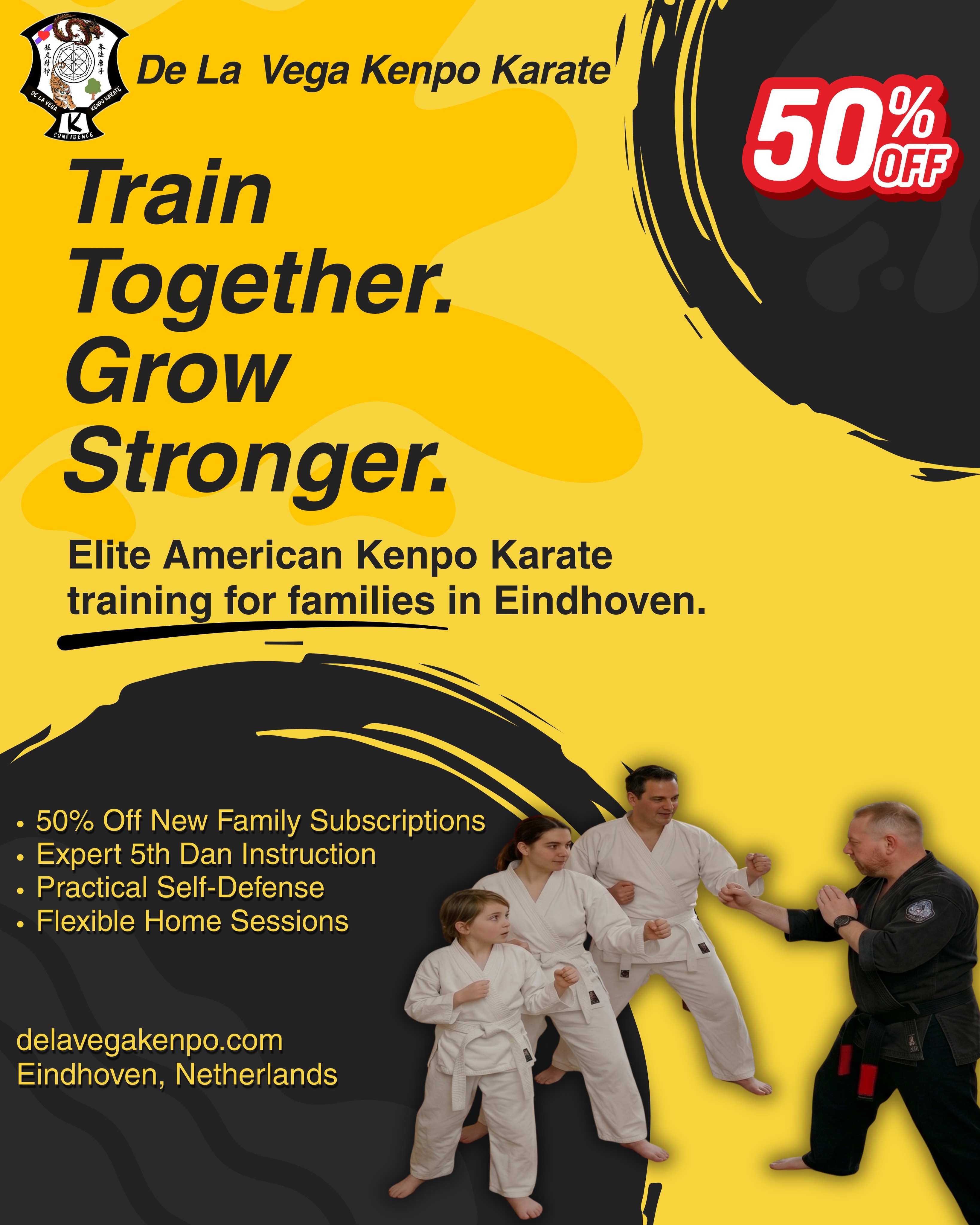 De La Vega Kenpo Karate Facebook ad