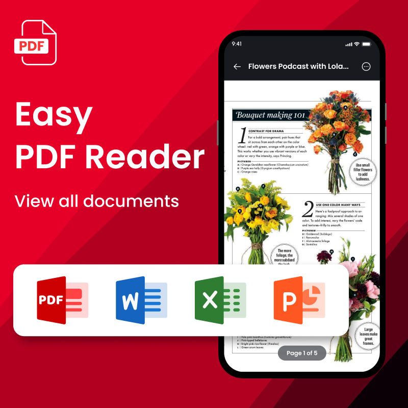 PDF Reader - PDF Viewer Facebook ad