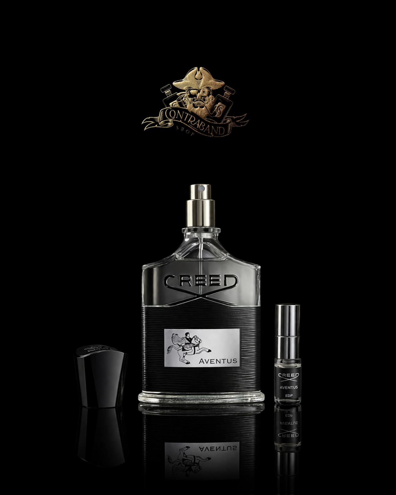 Contra band Facebook ad: Creed Aventus