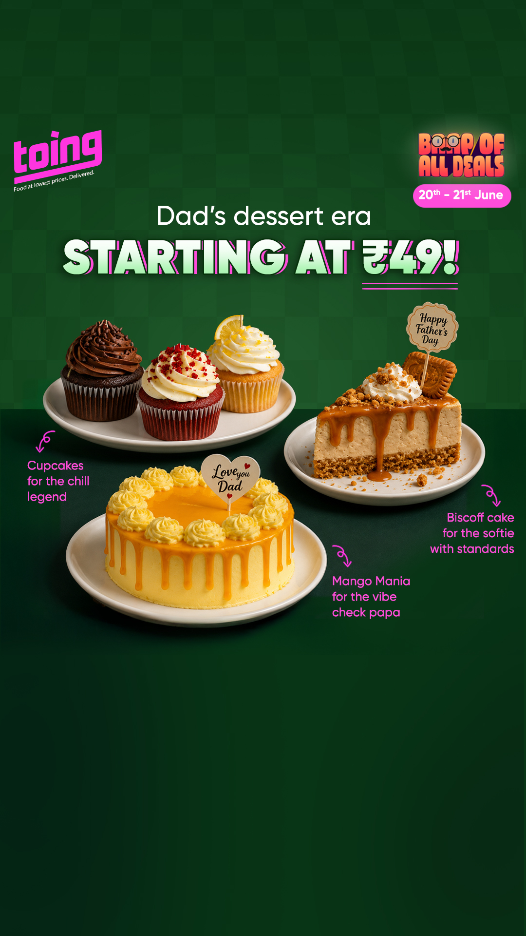 Toing Facebook ad