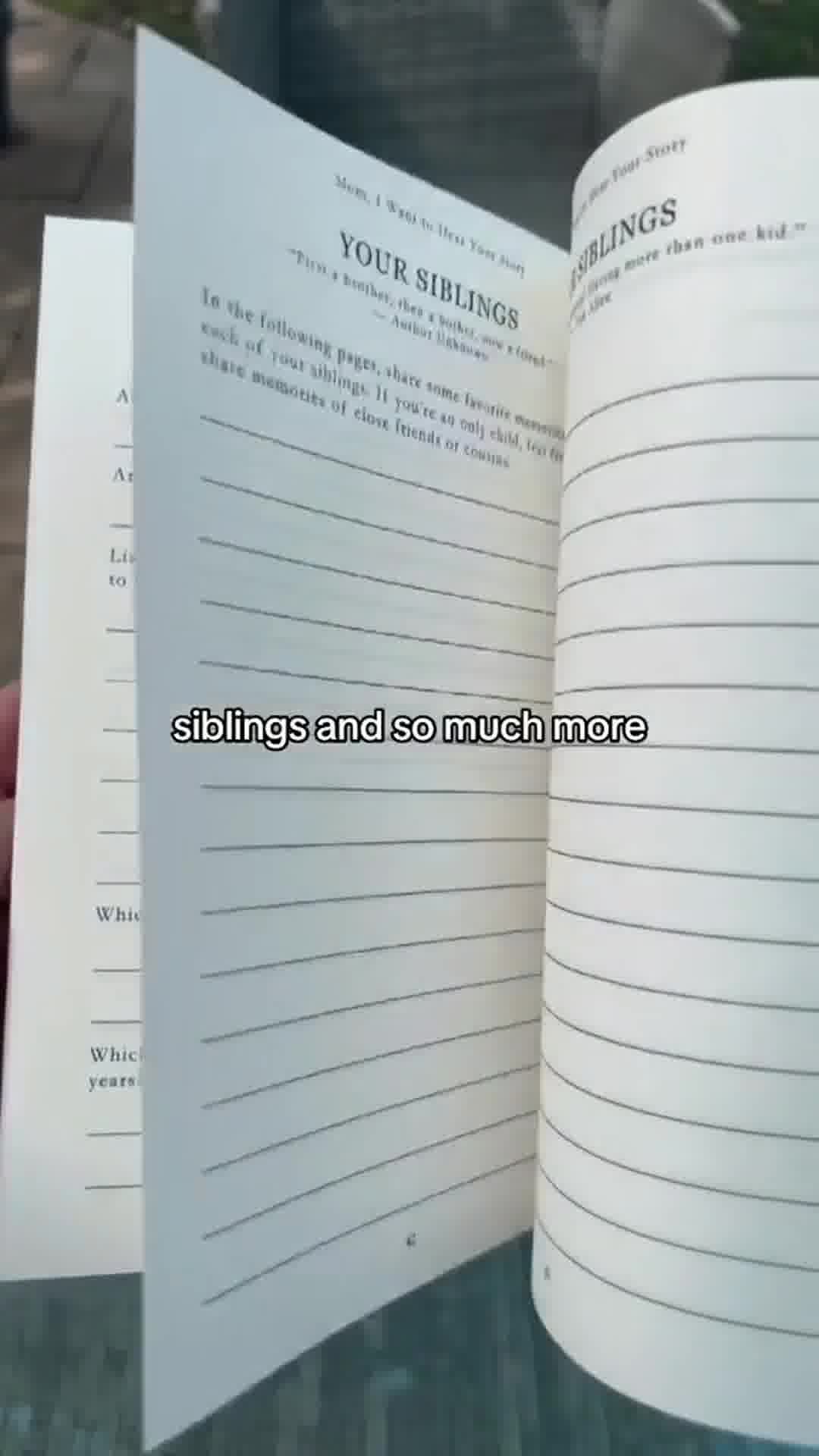 ThatCove Facebook ad: Give the Ultimate Gift, Their Life, Their Story, Your Book